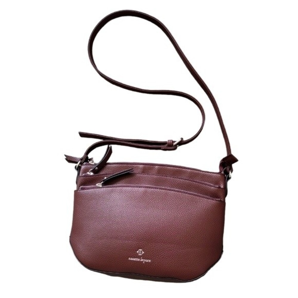 EUC Nanette Lepore women's 3 compartments crossbody bag, red